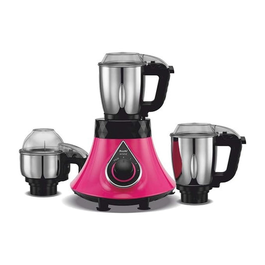 Preethi Mystic  Mixer Grinder with black and pink color