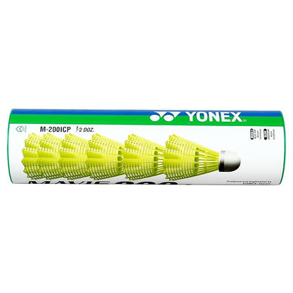 (ITN) Yonex Mavis 200i Original(Pack of 6, Yellow, Slow 75) SKU220158