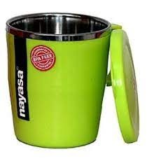  NAYASA Alloy Tea With LID Plastic, Carbon Steel Coffee Mug.  green 