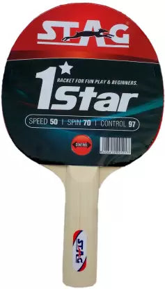 STAG 1 Star Red, Black Table Tennis Racket
