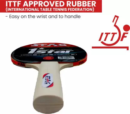 STAG 1 Star Red, Black Table Tennis Racket