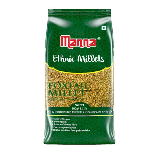 Manna Ethnic Foxtail Millet: 500 gms SKU674980 AN