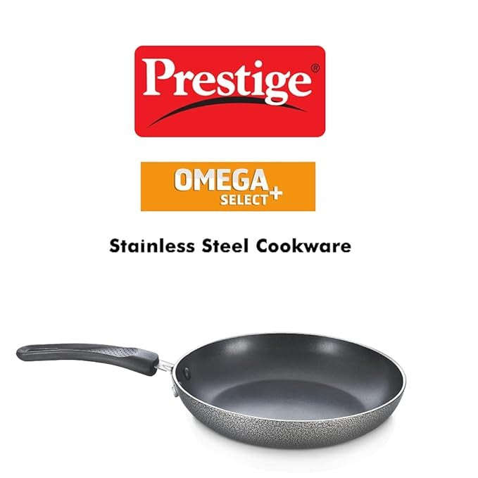  Prestige Omega Select Plus Non Stick Fry Pan The 25cm black pan is small in size