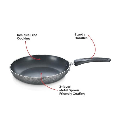  Prestige Omega Select Plus Non Stick Fry Pan The 25cm black pan is small in size