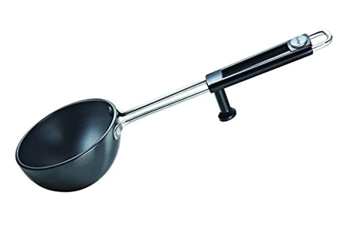 Prestige Aluminium Hard Anodised Tadka Pan Its durable and lightweight design allows for easy handling