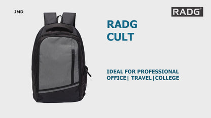 RADG Cult Unisex Backpack | Spacious Multi-Compartment Bag | Lightweight | Ideal for professionals | Durable Backpack