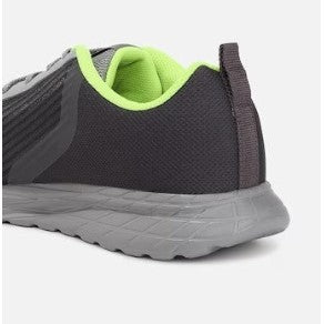 reebok grey and green color shoes 