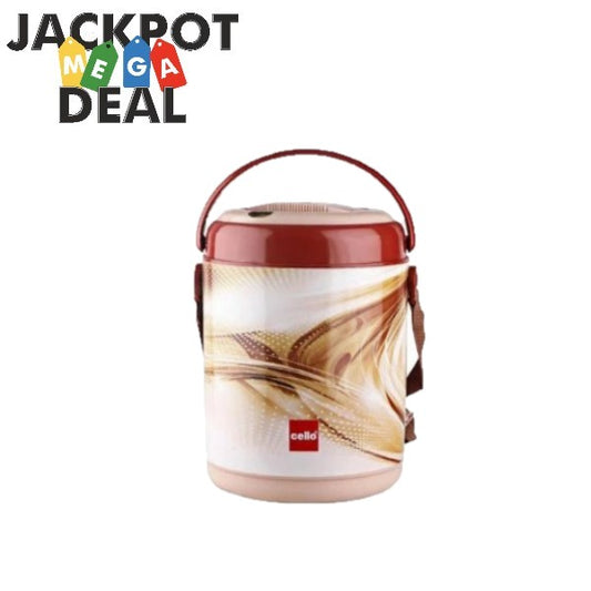 (ITN) Cello /02 Lunch Box - Mark 3 Deluxe, Brown, 390 ml SKU7982