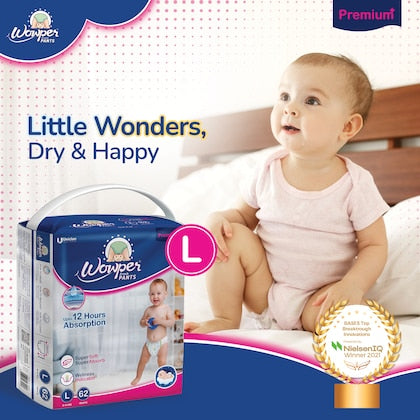 Wowper Fresh Baby Diapers Pants  Wetness Indicator  Upto 12 Hrs Absorption