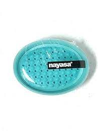 nayasa bubble Ovel soap case green 