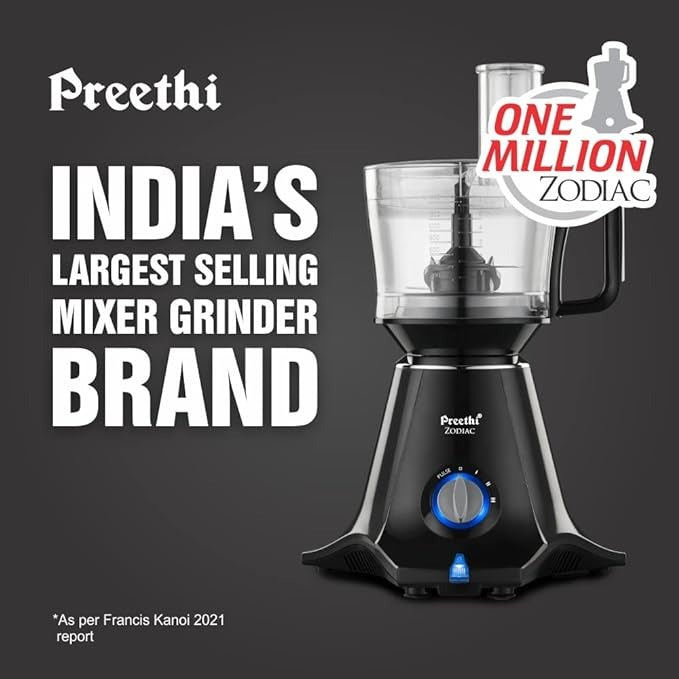 Preethi  mixer grinder with 750 watts